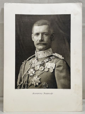 Original WWI German Photograph Print of Kronprinz Rupprecht von Bayern