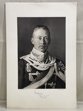 Original WWI German Photograph Print of Crown Prince Wilhelm