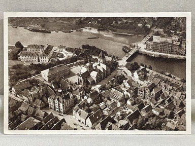 Original 1934 German Winter Help Lottery Postcard, The Beautiful Germany