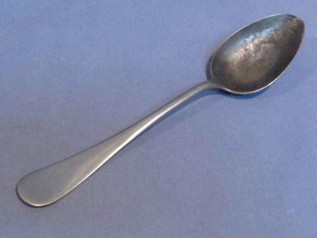 Original Pre-WWII German Reichsmarine (Navy) Mess Hall Spoon, Stainless Steel