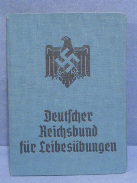 Original Nazi Era German NSRL Member's ID/Dues Book