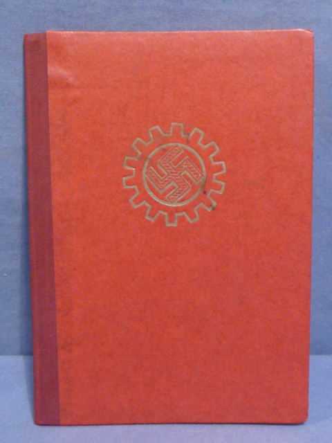 Original WWII German DAF Membership ID/Dues Book
