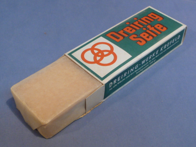 Original WWII Era German Boxed Soap, Three Ring Brand