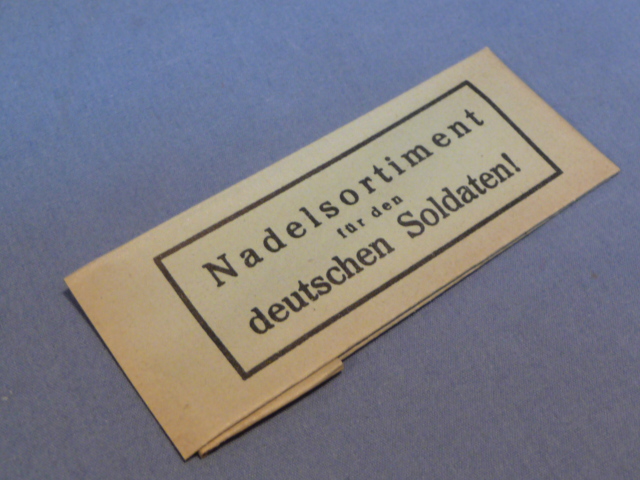 Original WWII German Soldier's Sewing Needle Pack