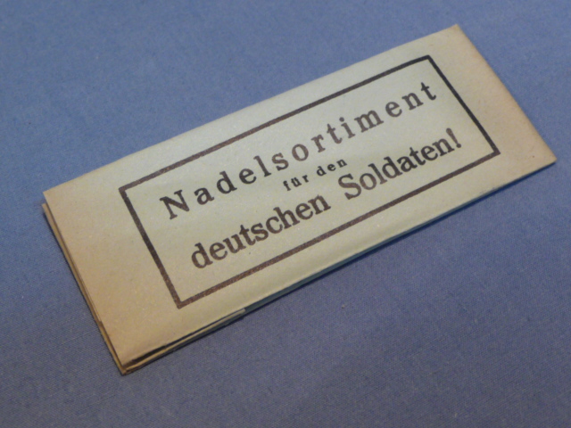 Original WWII German Soldier's Sewing Needle Pack