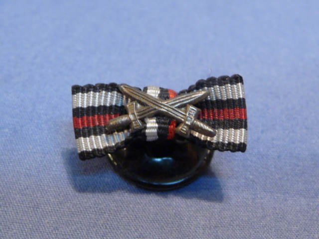 Original Pre-WWII German Lapel Button Hole Ribbon, UNISSUED