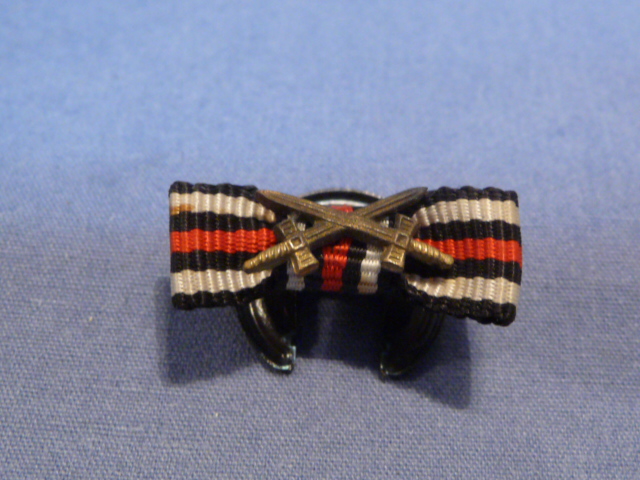 Original Pre-WWII German Lapel Button Hole Ribbon, UNISSUED