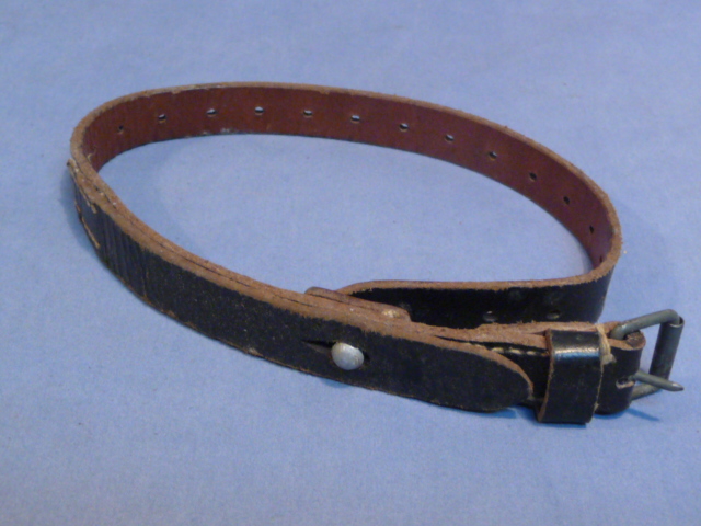Original WWII German Greatcoat (Tornister) Strap, Maker Marked & Dated