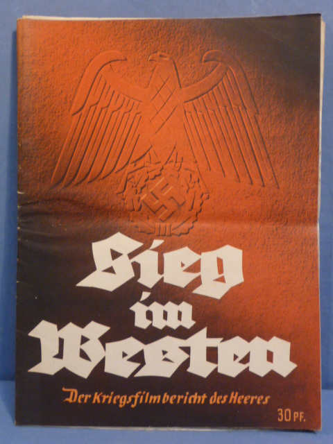 Original WWII German Victory in the West Photo Book, Sieg im Westen