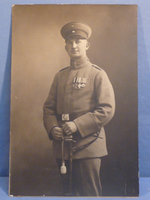 Original WWI German Army Soldiers Photograph, LARGE!