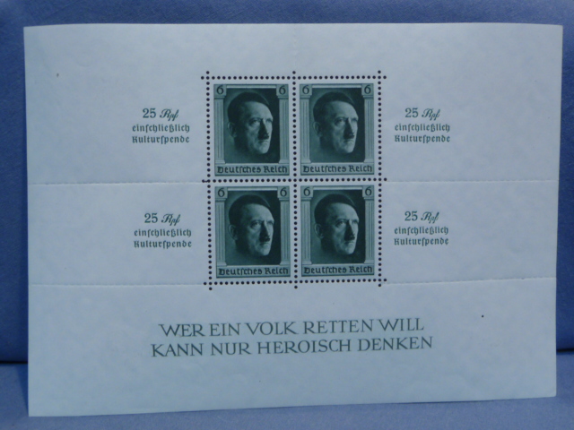 Original 1937 German Special Set of HITLER Stamps
