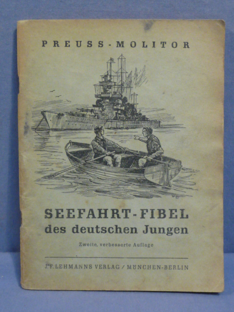Original WWII German Sailor's Primer for German Youth Book, SEEFAHRT-FIBEL