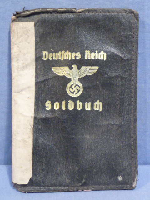 Original WWII German Soldbuch Protective Cover, Pressed Paper?