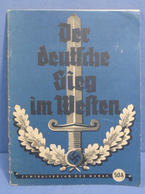 Original WWII German Victory in the West Book, Der deutsche Sieg im Westen