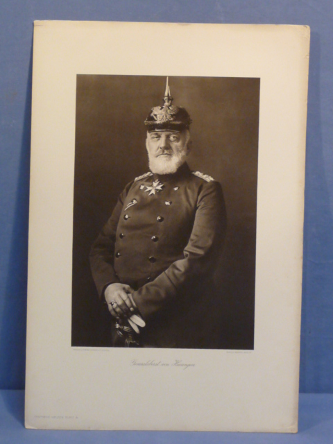Original WWI German Photograph Print of Generaloberst von Heeringen
