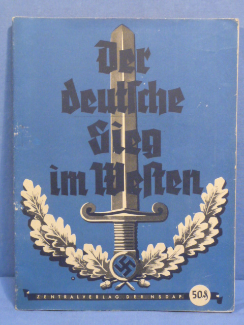 Original WWII German Victory in the West Book, Der deutsche Sieg im Westen