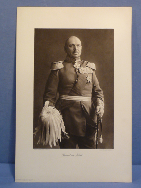Original WWI German Photograph Print of General von Kluck