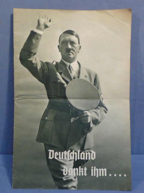 Original Nazi Era German Deutschland dankt ihm... LARGE Book, Germany Thanks Him...