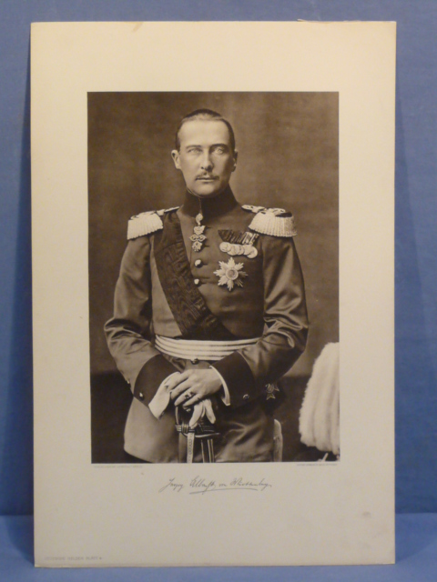 Original WWI German Photograph Print of Albrecht, Duke of W�rttemberg