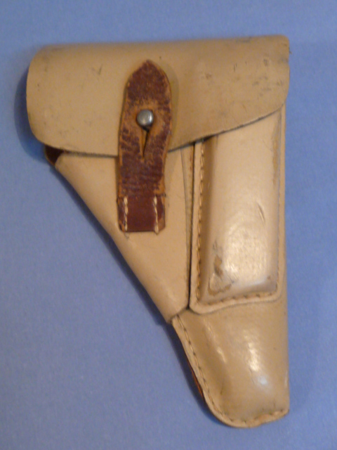 Original WWII German Small Automatic Pistol Holster, Synthetic TAN