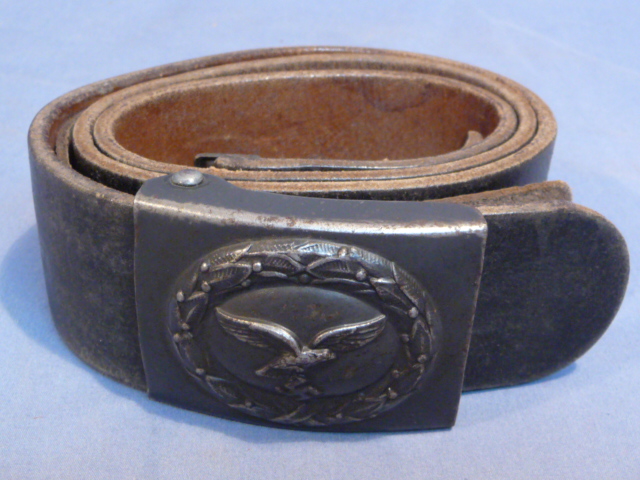 Original WWII German Luftwaffe (Air Force) Belt and Buckle