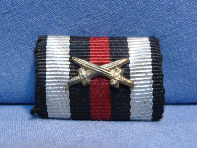 Original Pre-WWII German Combatant's 1914-18 Cross of Honor Ribbon Bar, UNISSUED