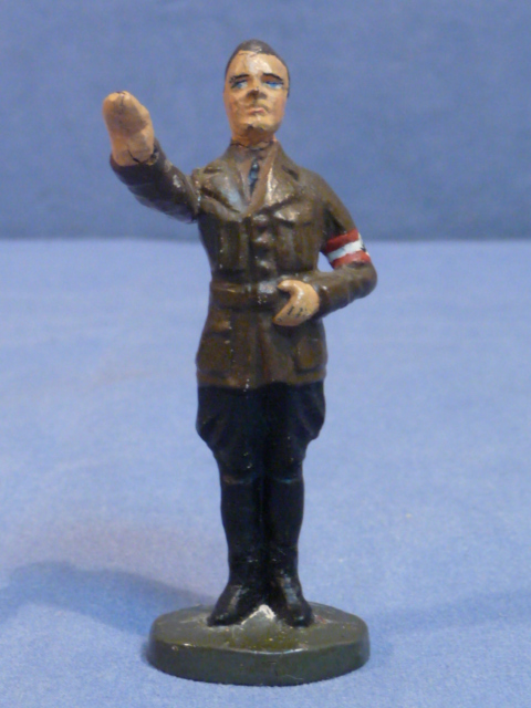 Original Nazi Era German HJ Baldur von Schirach Toy Soldier, Elastolin
