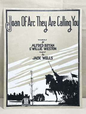 Original WWI US Sheet Music, Joan of Arc They are Calling You