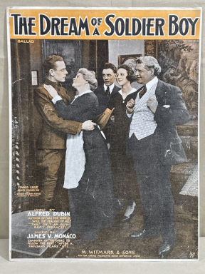 Original WWI US Sheet Music, The Dream of a Soldier Boy
