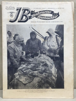 Original 1937 German Magazine, Illustrierter Beobachter