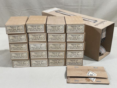 Original WWII German 8mm Mauser Ammo Boxes & Sleeve