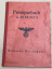 Original WWII German Set of Documents to Advanced Artillery Observer Radio Operator