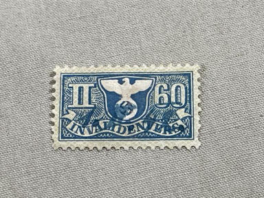 Original Nazi Era German ID/Membership Book Dues Stamp