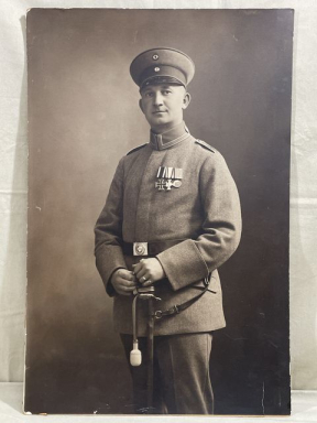 Original WWI German Army Soldiers Photograph, LARGE!