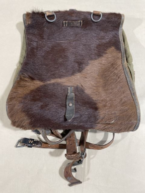 Original WWII German Mid-War M39 Tornister Pack w/Y-Strap Shoulder Straps
