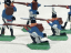 Original Nazi Era German Set of 6 Lead Flats, Foot Soldiers