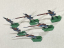 Original Nazi Era German Set of 6 Lead Flats, Foot Soldiers