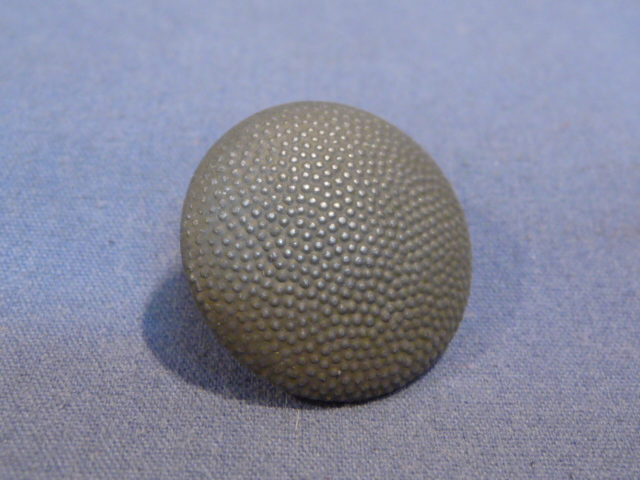 Original WWII German Pebbled Tunic Button, Brownish Colored