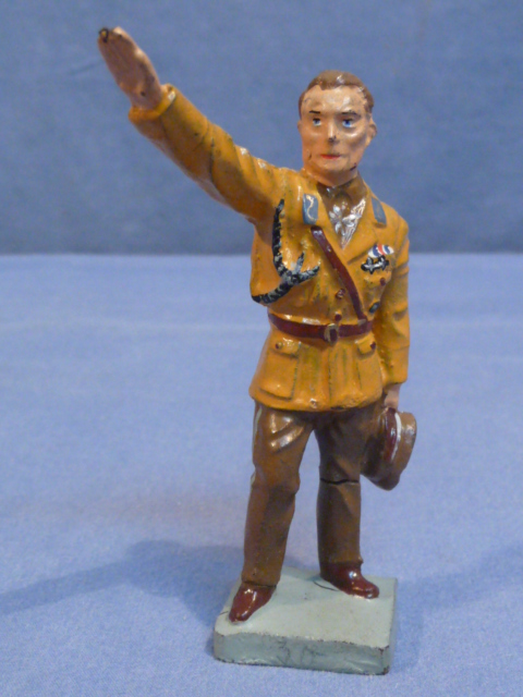 Original Nazi Era German General Gring Toy Soldier, LINEOL