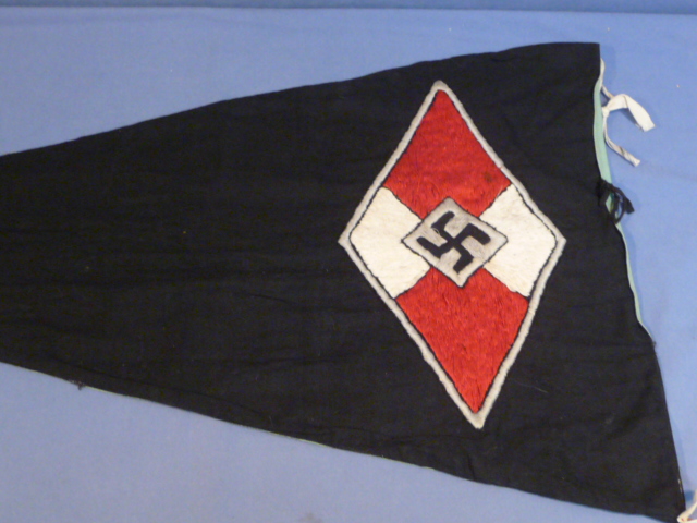 Original Nazi Era German Hitler Youth / BDM Pennant, Freia