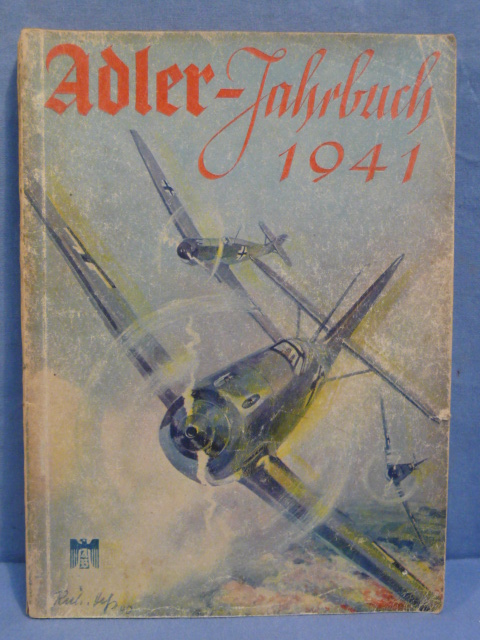 Original WWII German Adler Year Book 1941, Adler-Jahrbuch 1941