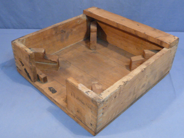 Original WWII German Tellermine 42 Transit Box, UNUSED!