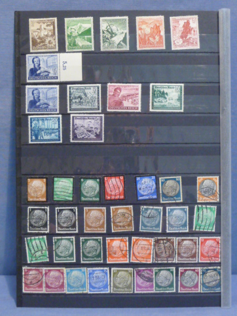 Original Nazi Era German Postage Stamp Set