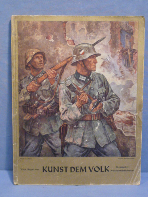 Original WWII German Art to the People Book, KUNST DEM VOLK