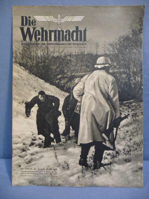 Original WWII German Die Wehrmacht Magazine, January 1942