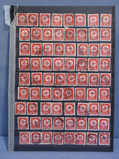 Original Nazi Era German Postage Stamp Set