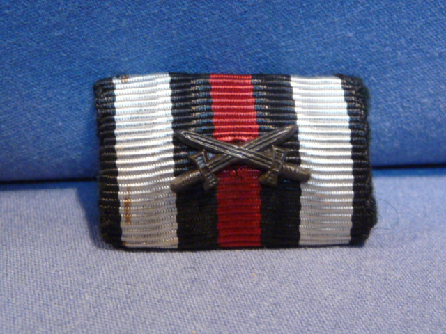 Original Pre-WWII German Combatant's 1914-18 Cross of Honor Ribbon Bar, UNISSUED