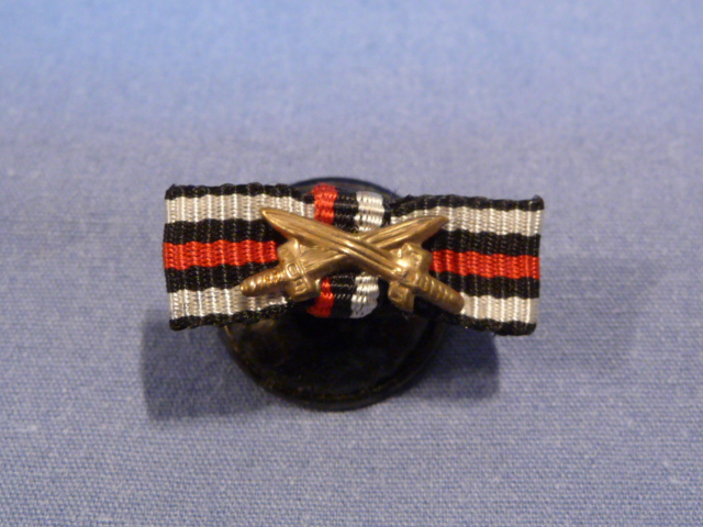 Original Pre-WWII German Lapel Button Hole Ribbon, UNISSUED