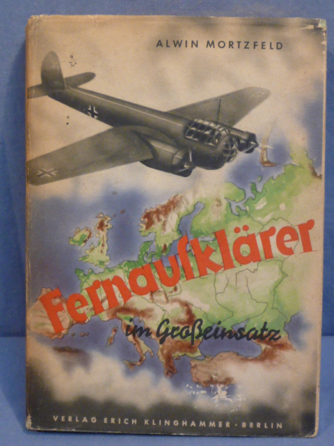 Original WWII German Reconnaissance Aircraft on a Large Scale Book, Fernausklrer im Groeinsatz