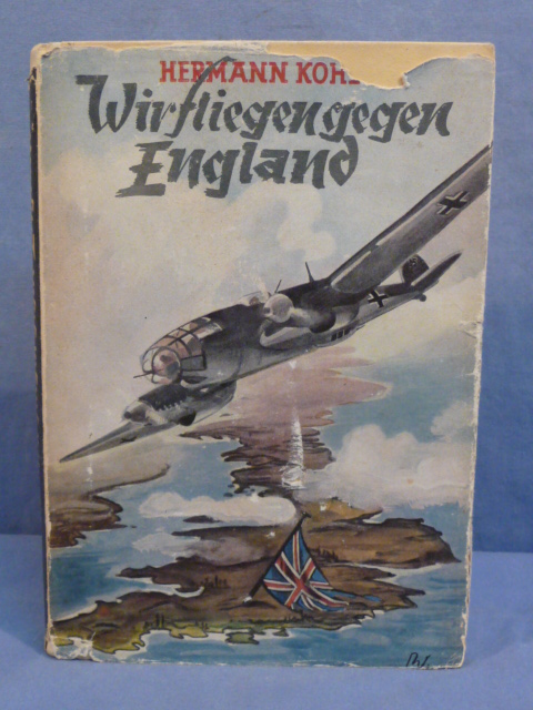Original WWII German We're Going to England Book, Wir fliegen gegen England